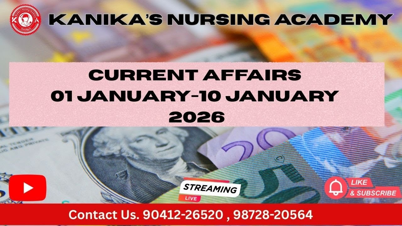 JANUARY MONTH CURRENT AFFAIRS PART-1