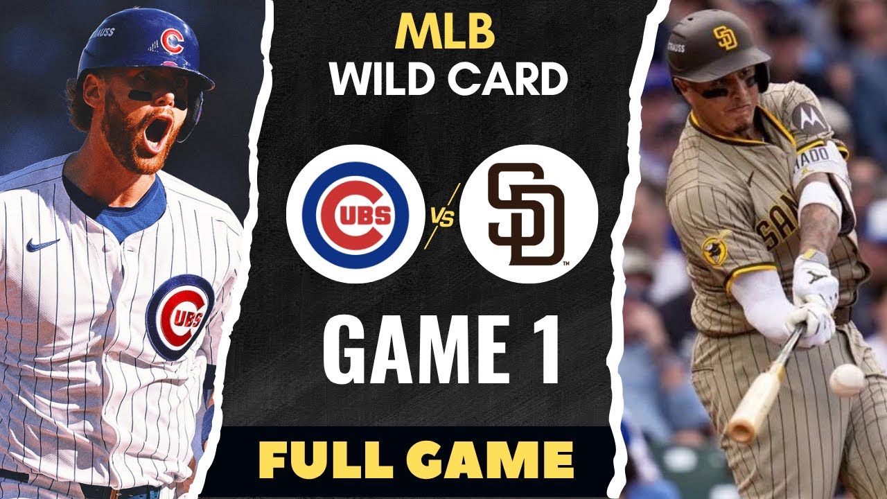 Chicago Cubs vs San Diego Padres | Full Game | MLB - Wild Card - Final | Game 1