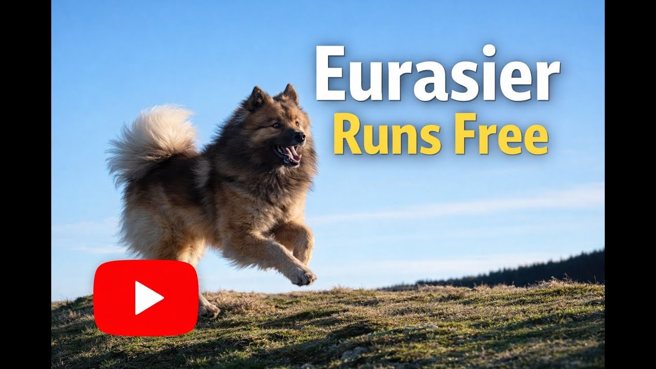 Eurasier Runs free
