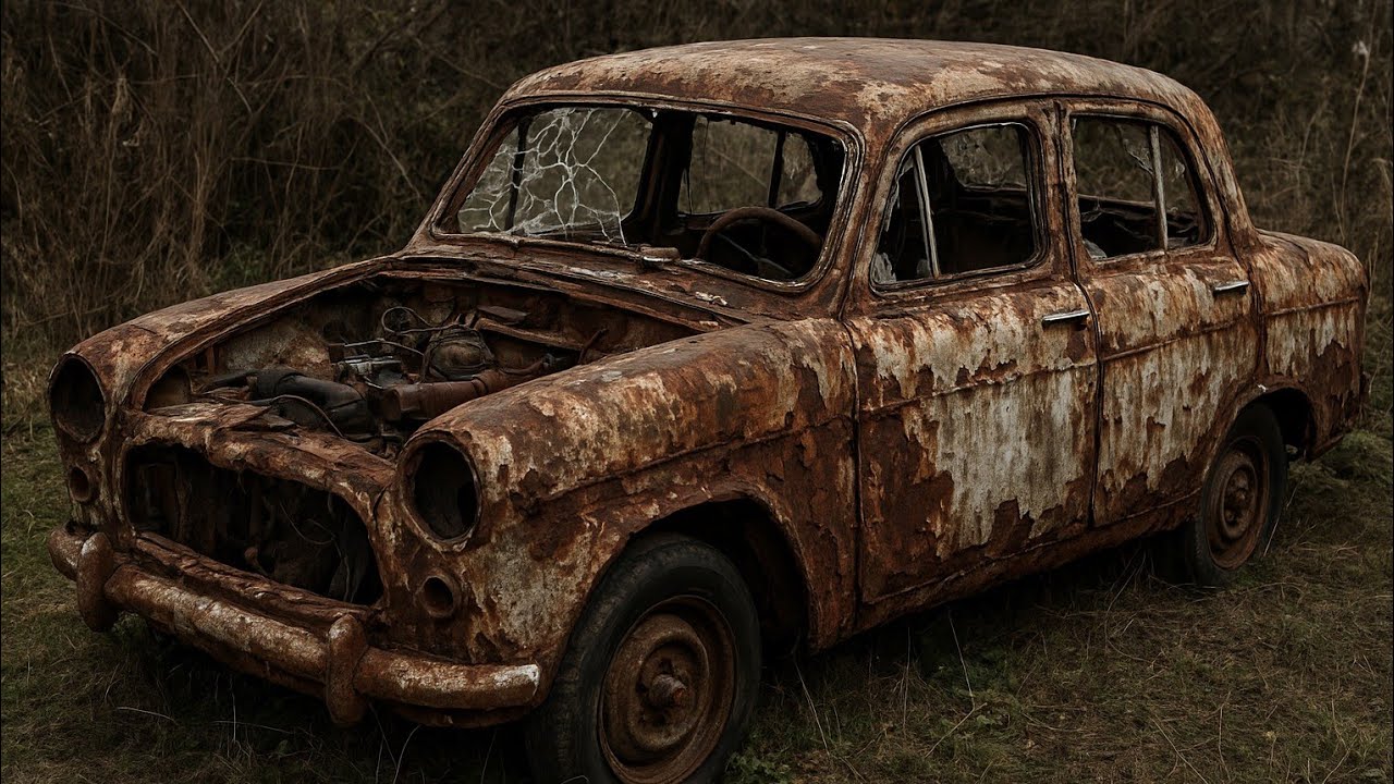 Restoring an Abandoned FORD Anglia 100E into a Race Car