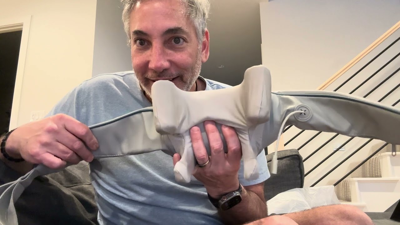 Обзор и распаковка массажера для плеч и шеи