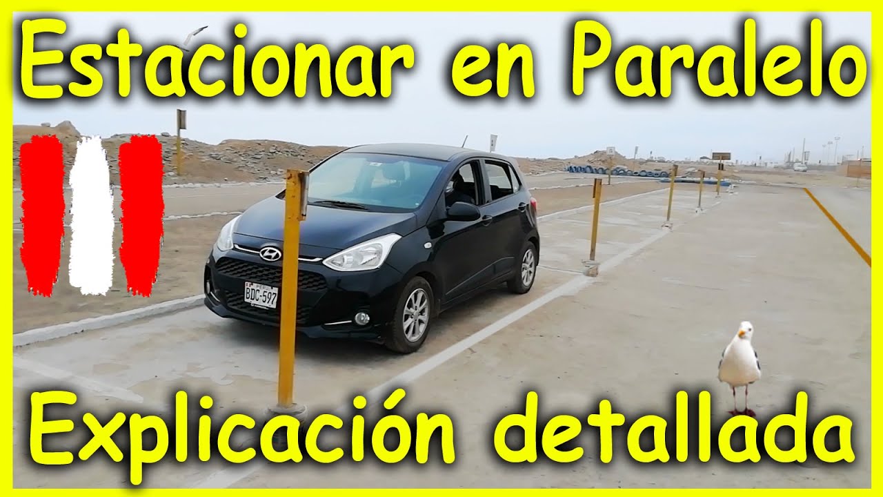 Estacionamiento en Paralelo A1 🚘 para el examen de manejo  touring ✅