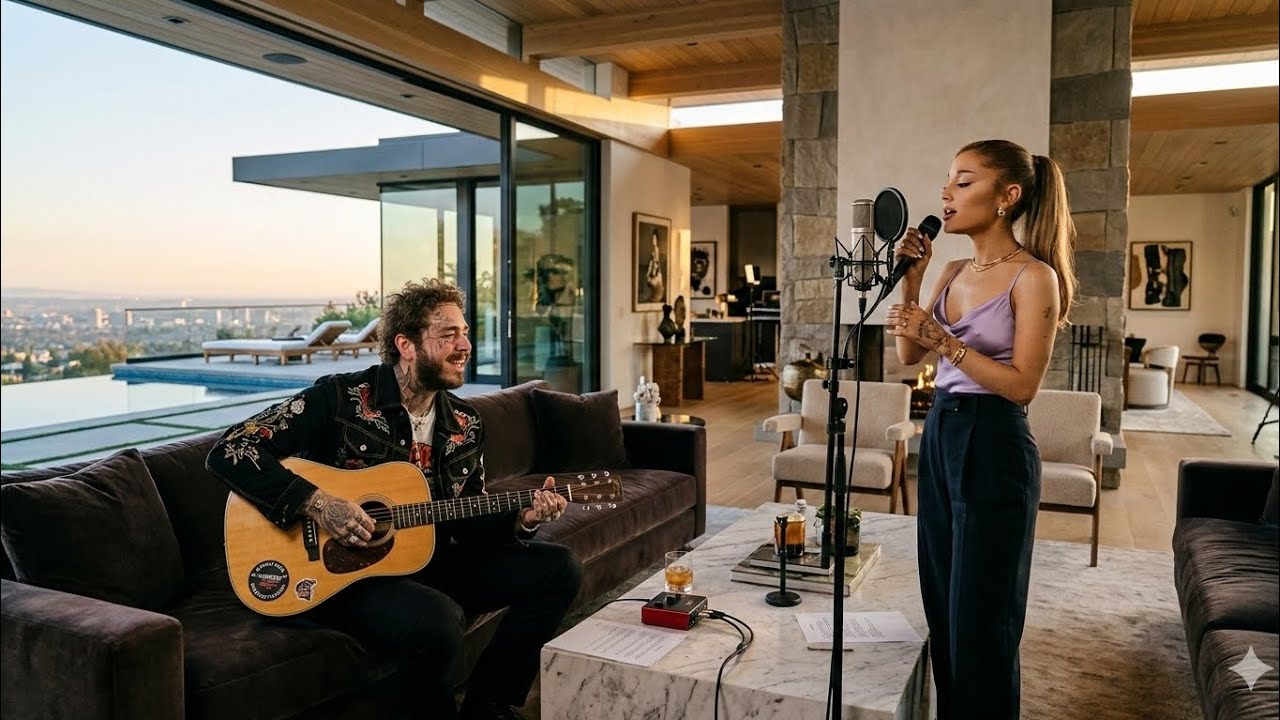 Post Malone ft Ariana Grande - Kisses in the Smoke | Lyrics 