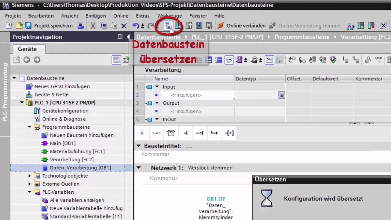 Einführung Datenbausteine