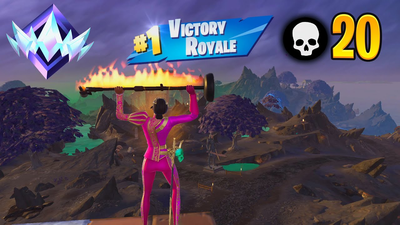 High Elimination Solo Ranked Win Gameplay (Fortnite Chapter 5 Season 2)
