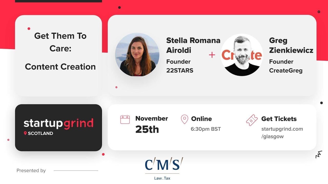 Get Them to Care: Content Creation w/ CreateGreg & Stella Airoldi