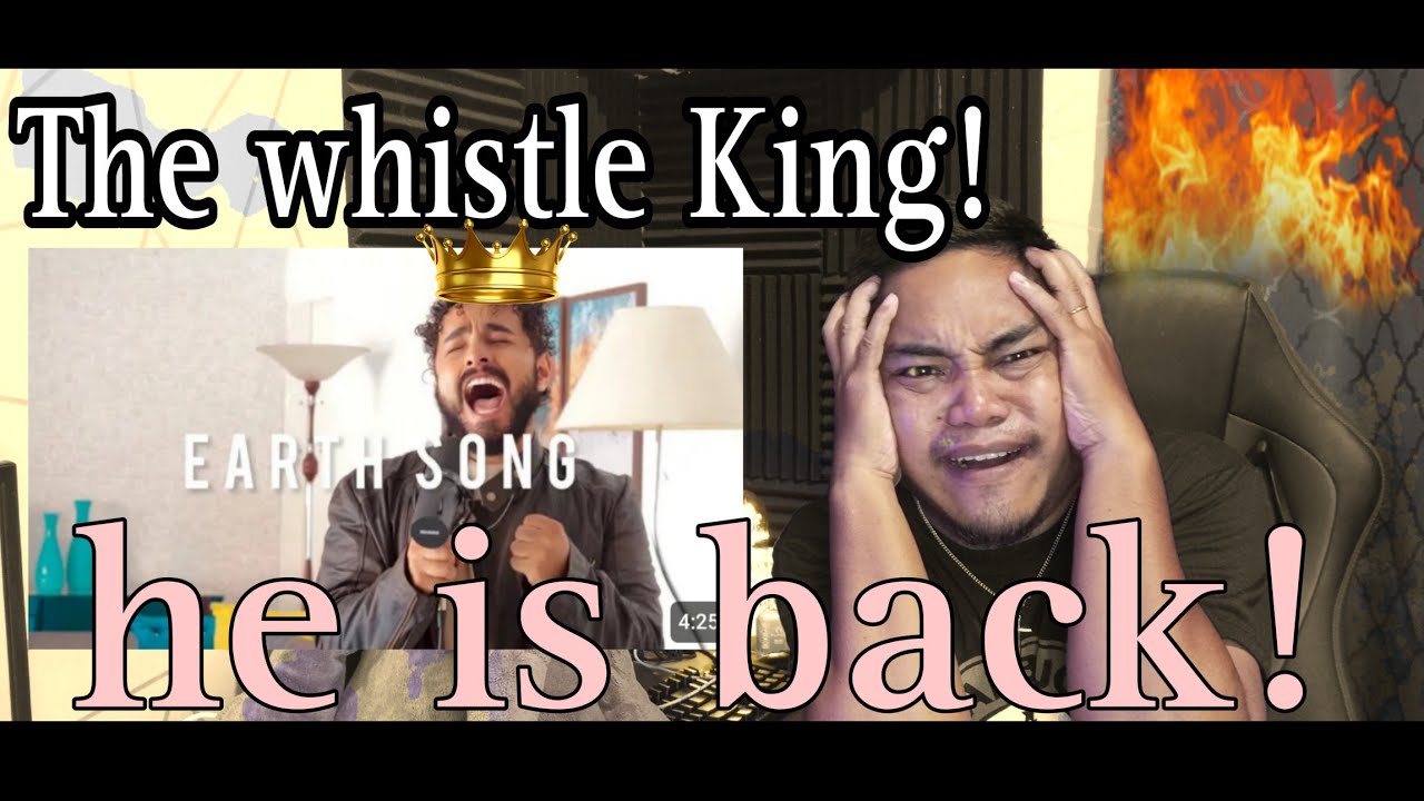 reaction to Gabriel Henrique - Earth Song - Michael Jackson (Cover) the whistle king is back!