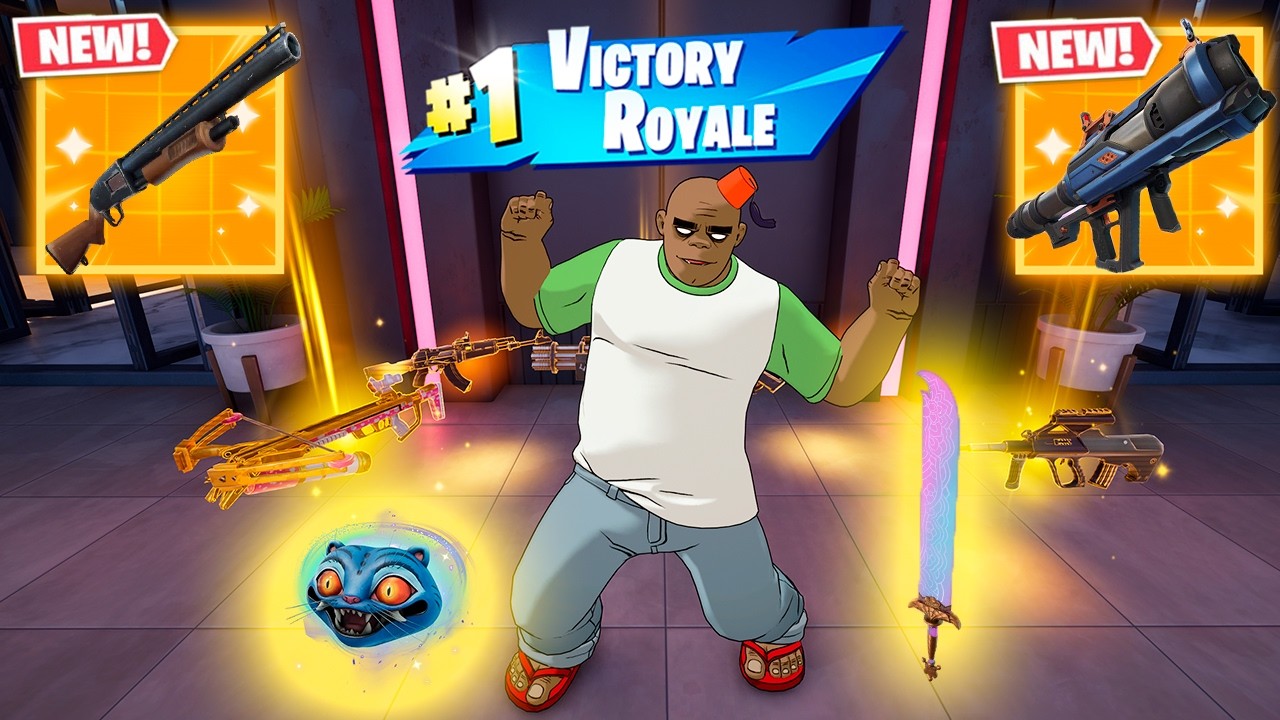 RUSSEL vs NEW MYTHIC'S CHALLENGE (NEW!! Fortnite Chapter 7 Season 1)