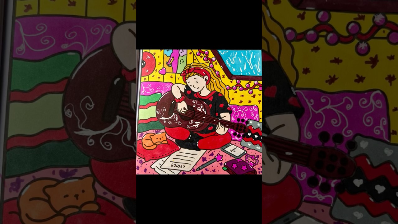 Color with me (ASMR) | “Girl moments “ by Coco Wyo