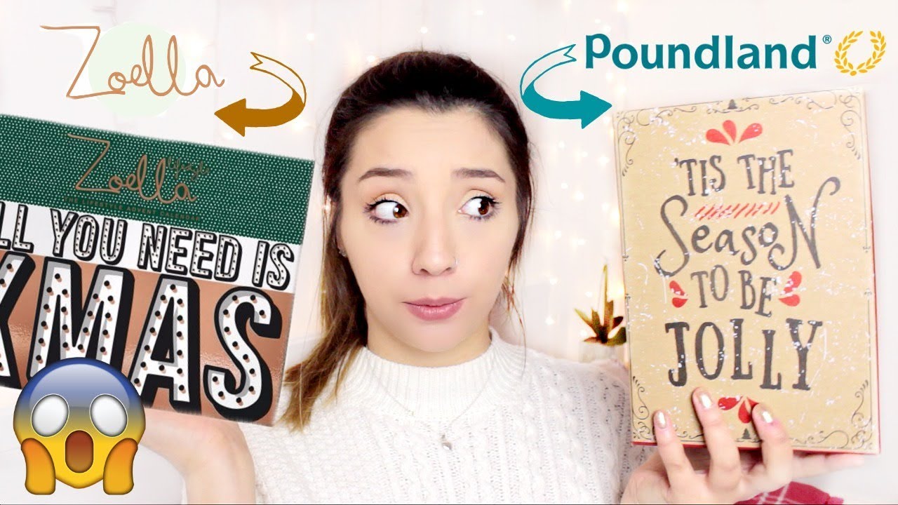 I Bought Zoella's Advent Calendar in POUNDLAND! | ThoseRosieDays