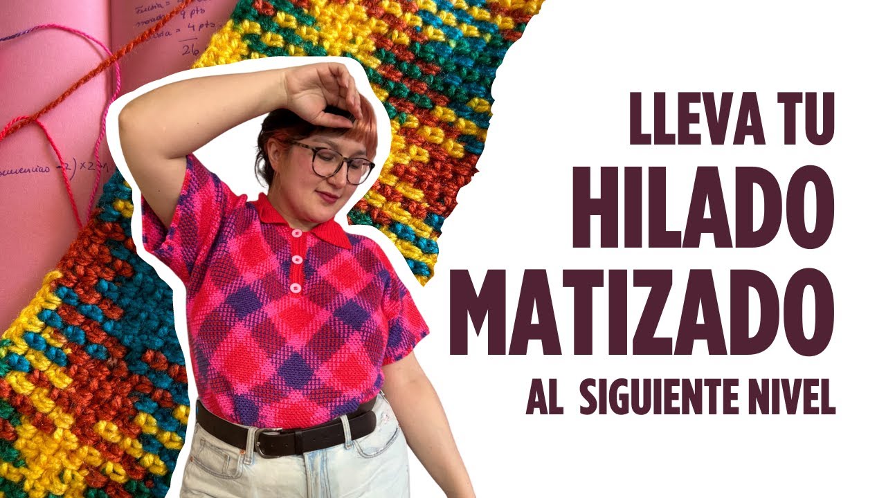 Aprende a hacer entramados de color con tus lanas matizadas!✨ | Tutorial Planned Pooling