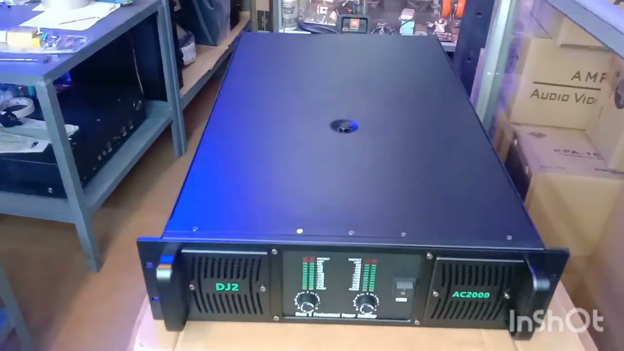 Dj2 AC2000 2000W Power Amplifier 