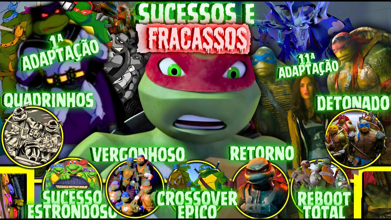 AS TARTARUGAS NINJA O AUGE, A QUEDA E SEUS RETORNOS! O QUE ACONTECEU COM TARTARUGAS NINJA | PARTE 1