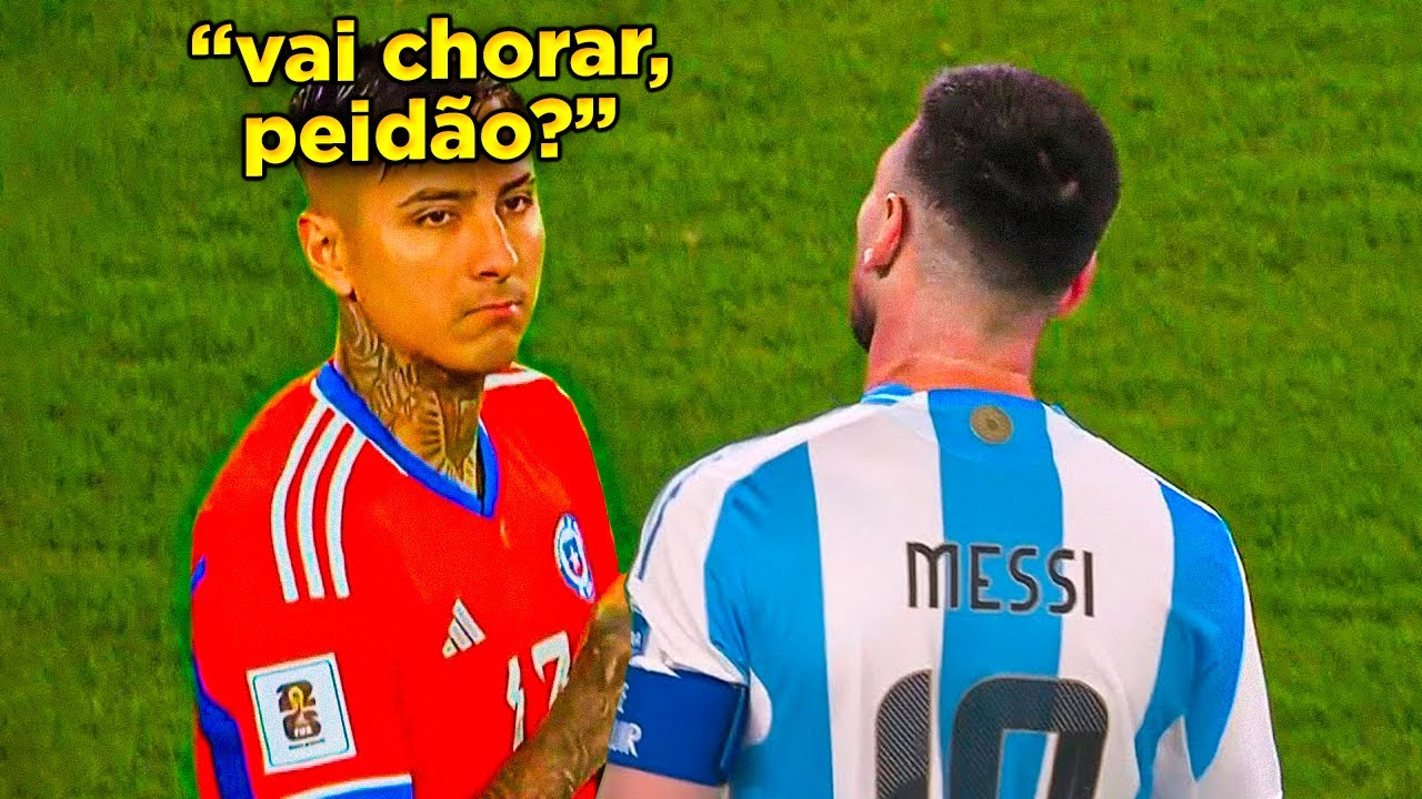 PULGAR ENGOLIU O MESSI NO JOGO CONTRA ARGENTINA!! ERICK PULGAR É MONSTRO!!