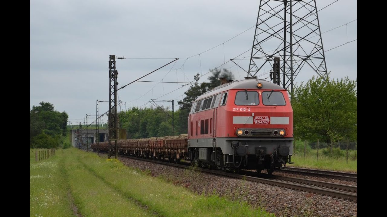 Viel Verkehr in Wiesental - Wieder mit Bahnbau und BR 217