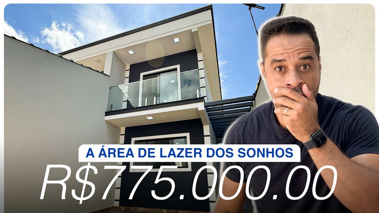 Conheça este Sobrado dos Sonhos em Guarulhos com Piscina e Área Gourmet - Vila Nova Bonsucesso