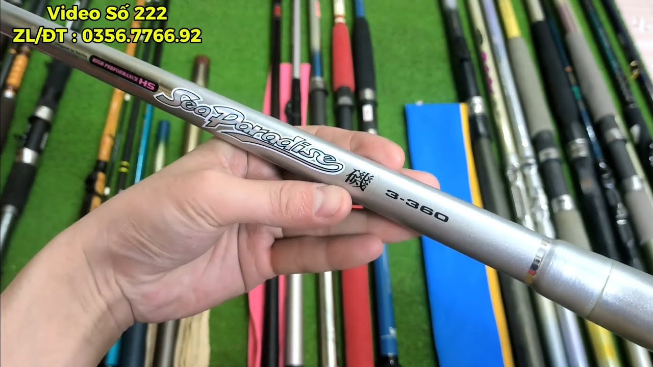 Video Số 222 : Cần Lure Rút Và Iso Nhật Bãi - Cần Câu Bè Trúc Nhật | Đồ Câu Nhật Thành Công 🇯🇵