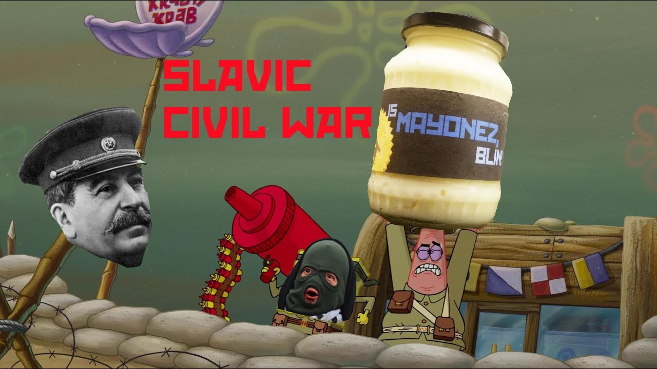 Slavbob Sukapants: Slavic Civil War! [Stalin vs. Bandits] [Very Cheeki Breeki]