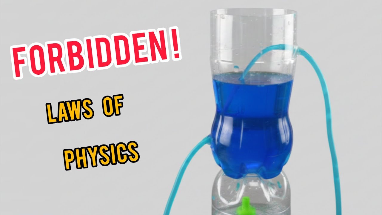 DIY Heron’s Fountain | How to Make a Physics Masterpiece with 3 Bottles