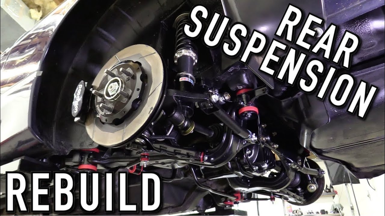 Rebuilding The Rear Suspension & Installing Custom Axles: 240SX Restomod Ep.21