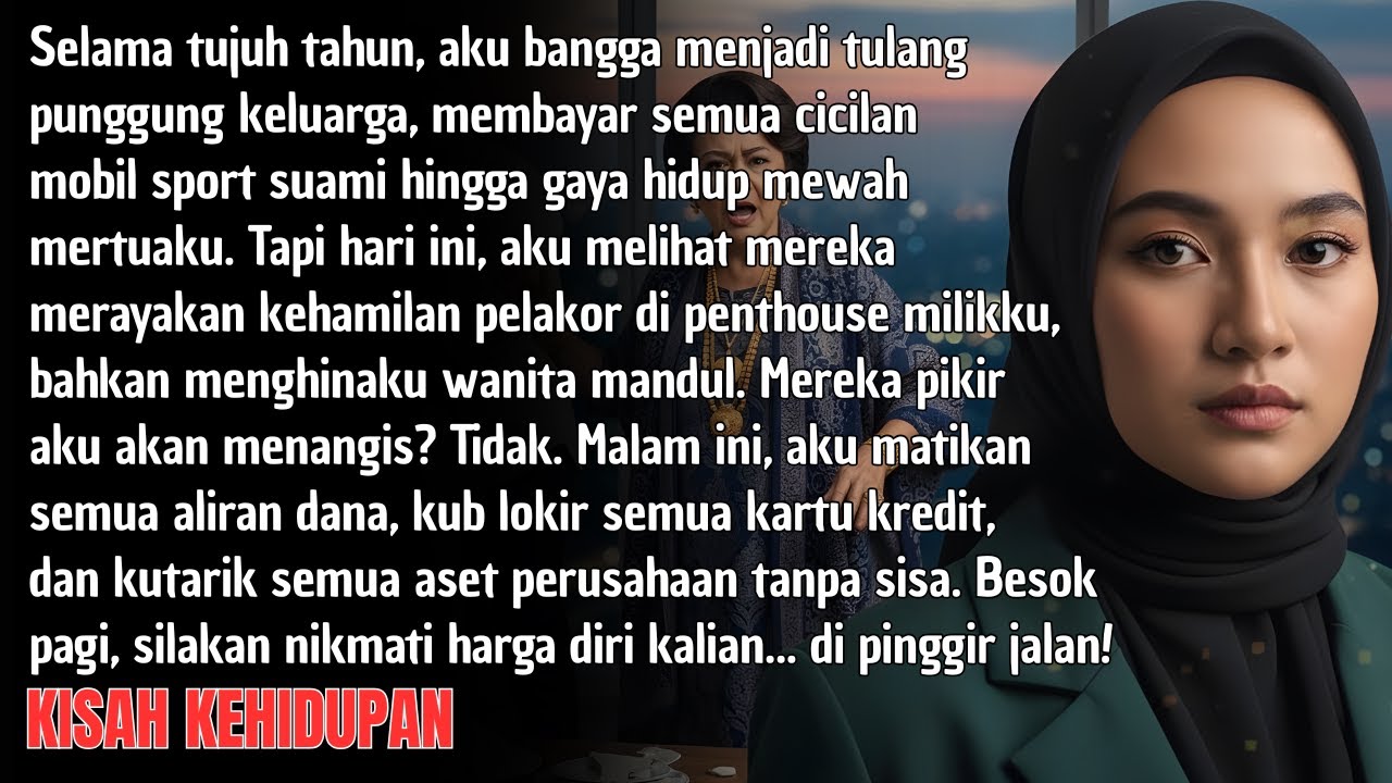7 TAHUN AKU JADI ATM SUAMI DAN MERTUA DAN MEREKA RAYAKAN PELAKOR DI RUMAHKU, AKU TARIK SEMUA