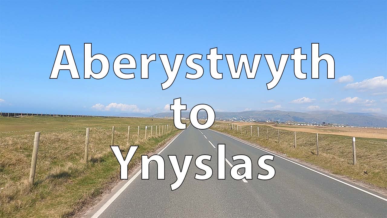 [4K] Driving from Aberystwyth to Ynyslas (UK)