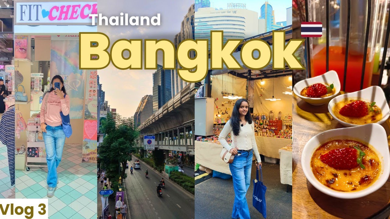 Bangkok Day 3 & 4 🇹🇭 | EmSphere Mall, SW1 Night Market & Rooftop Dinner | Bangkok Vlog