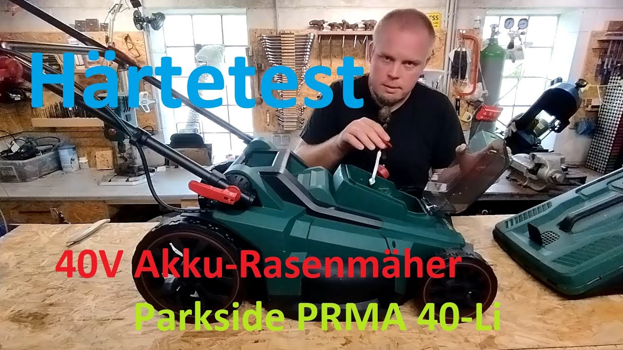 vollwertiger Ersatz für Benzin? Parkside 40V Akku Rasenmäher PRMA 40-Li von Lidl im Härtetest