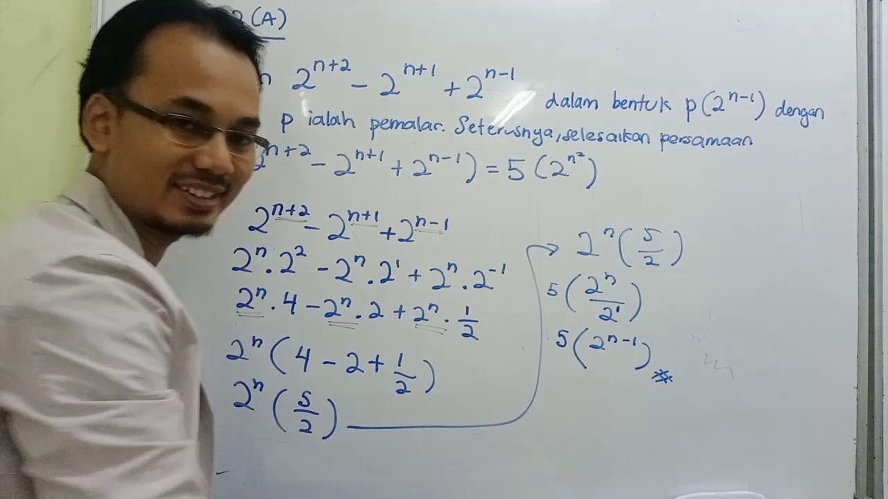 Soalan SEBENAR SPM 2019 ADD MATH Kertas 2 Soalan 2(A)