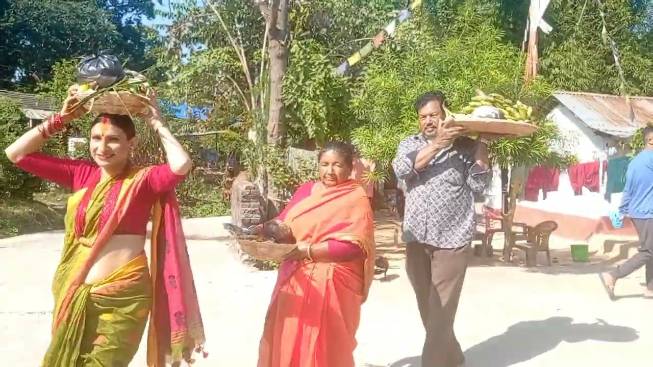 छठ पर्ब सिमरा हुलस स्टिल नजिक पशुपति टोल मा