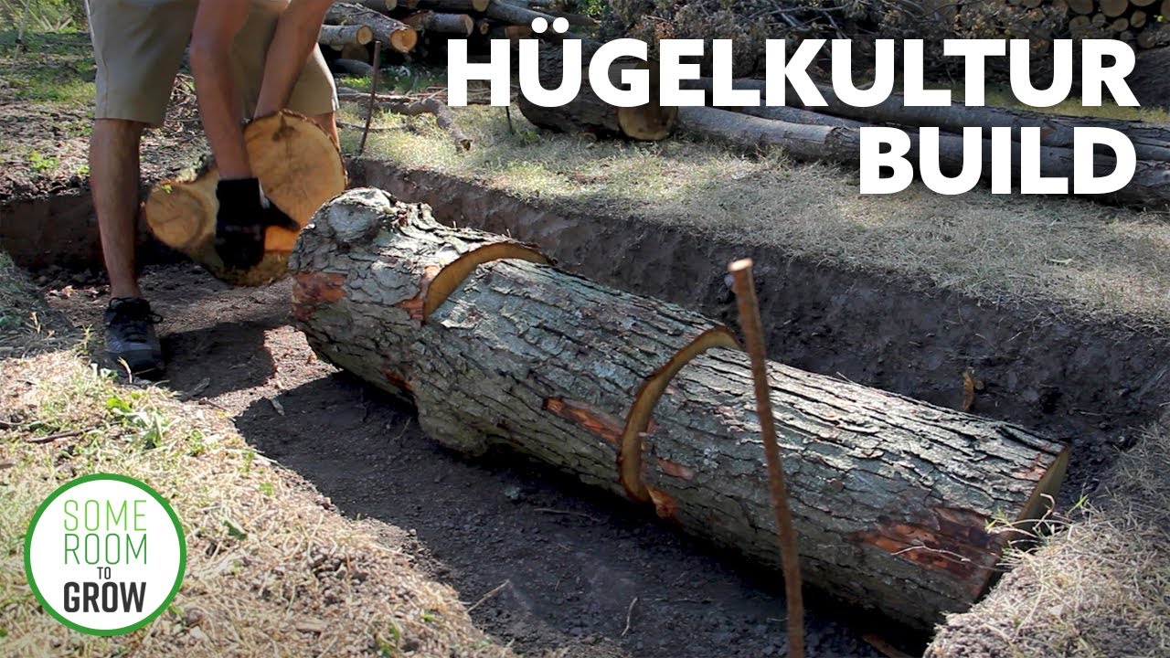Building HUGELKULTUR Garden Beds | Shallow Dig Method