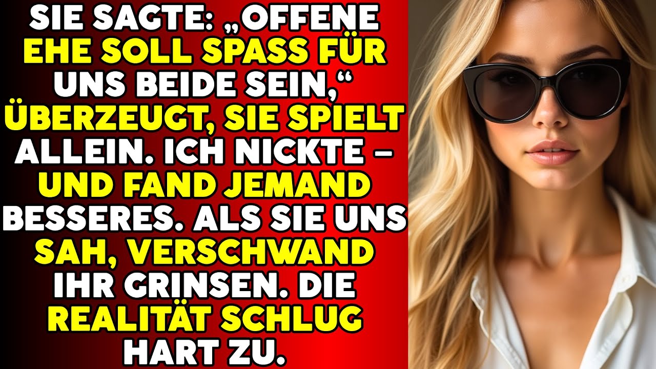 Meine Frau sagte: &bdquo;Offene Ehe macht Spa&szlig; &ndash; f&uuml;r uns beide&ldquo; Doch sie l&auml;chelte nicht, als ich zustimmte