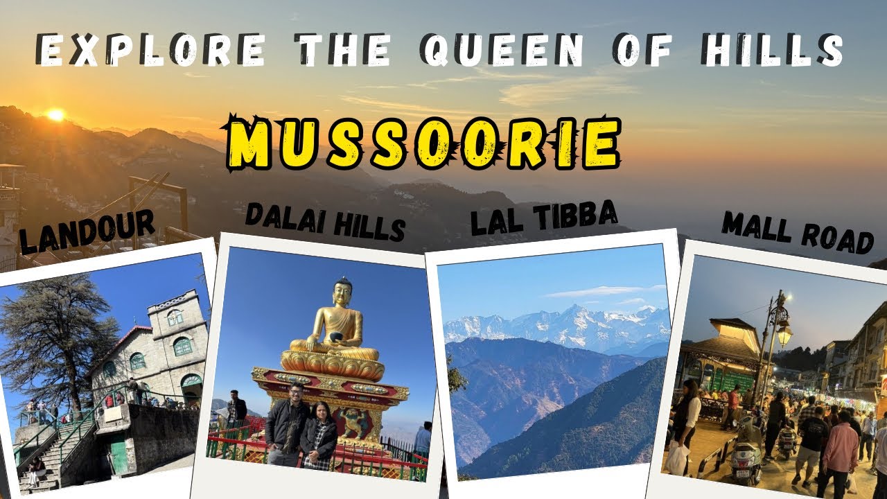 ✨Exploring Mussoorie – Landour, Lal Tibba, Dalai Hills & Mall Road | Queen of Hills Vlog #travelvlog