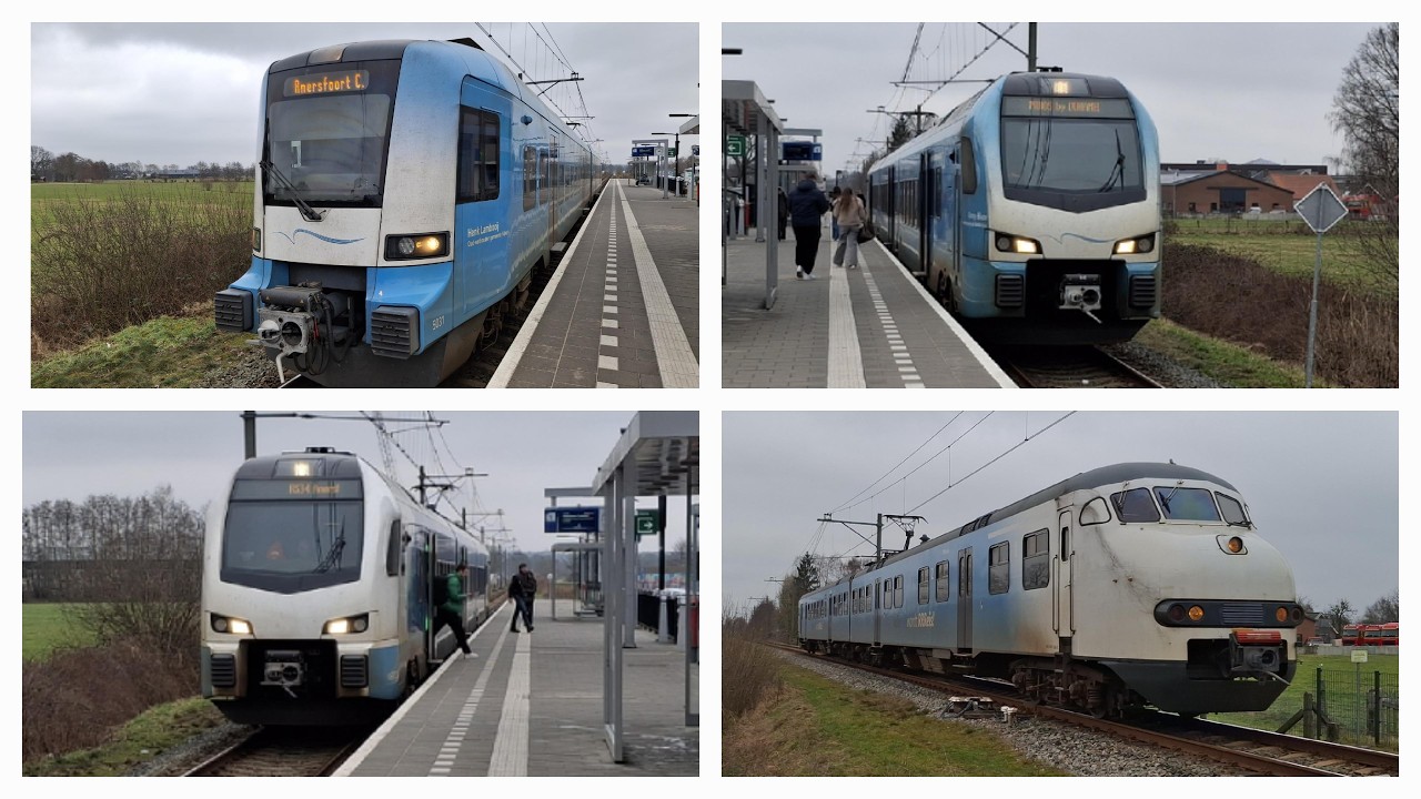 Trains/treinen in Barneveld zuid 26/01/2026