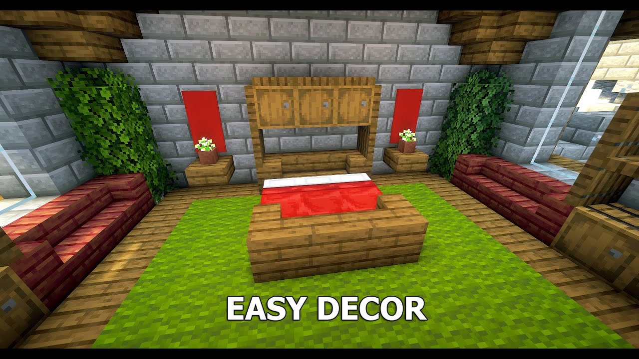 Simple Castle Interior Ideas for Survival Minecraft