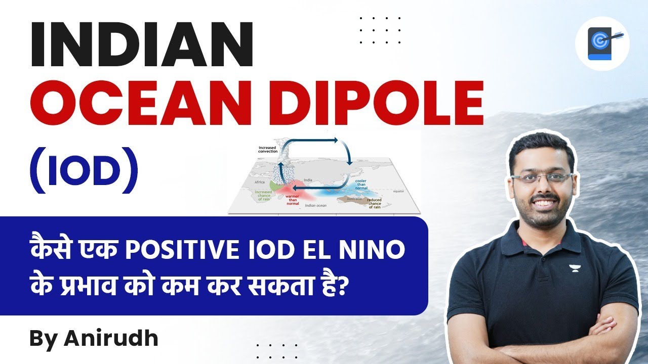 Indian Ocean Dipole (IOD) | Can A Positive Indian Ocean Dipole Offset El Niño Effects? Anirudh #upsc