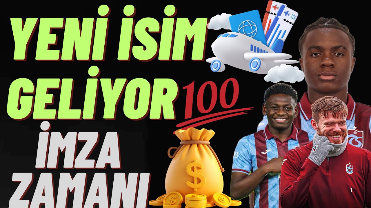 Yeni isim geliyor ! İmza zamanı ! 2 isim de ayrılık geliyor #trabzonspor  