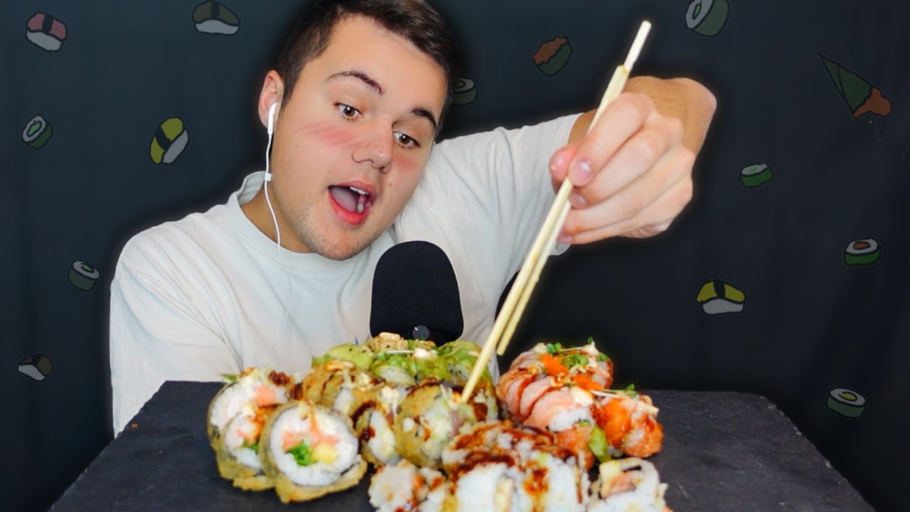 ASMR: Ich esse SUSHI und rede dabei mit dir 🍱