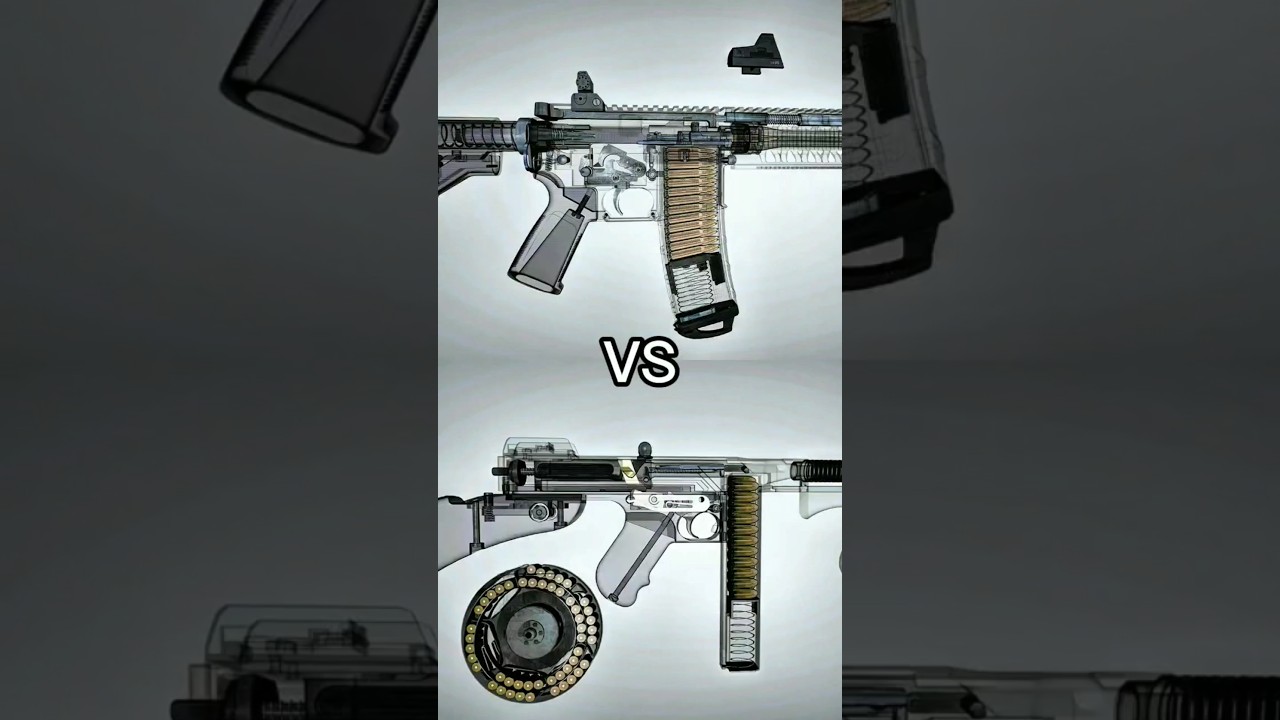 SIG 516 vs Thompson M1928 #shorts