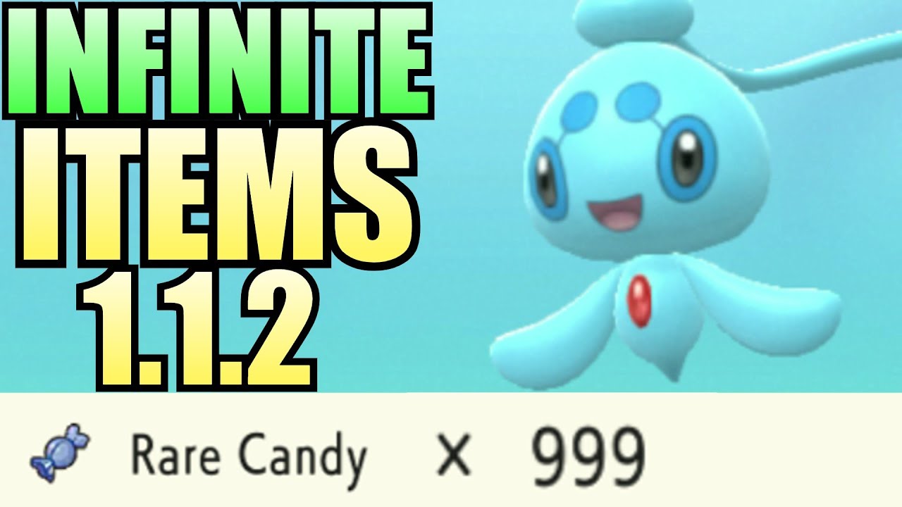 Infinite Items Glitch (no cloning) in 1.1.2 Pokemon Brilliant Diamond Shining Pearl
