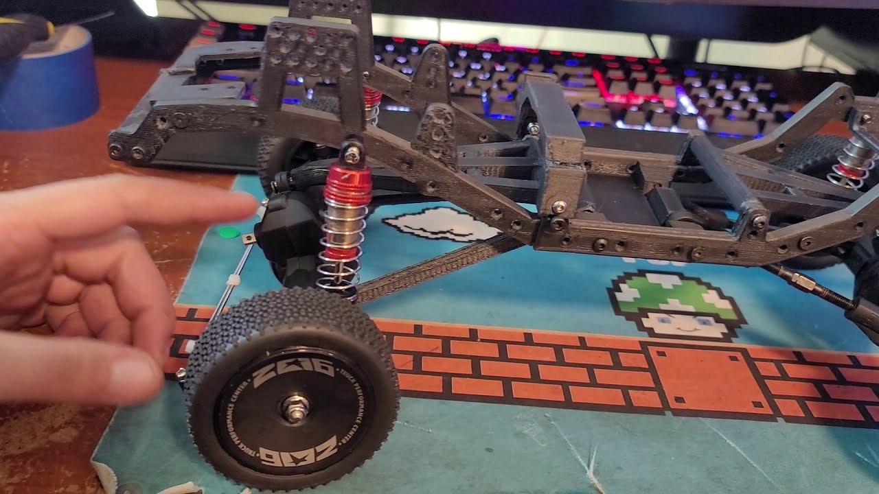 OpenRC 3d printed 10th scale RC crawler. Linkages (part 2)