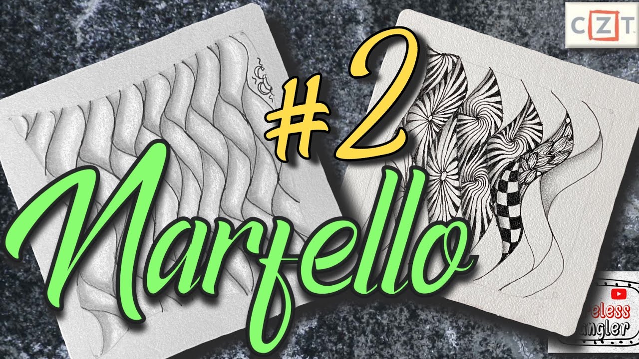 NARFELLO || День 2 || Проект «100 дней зентангла ®» 2021