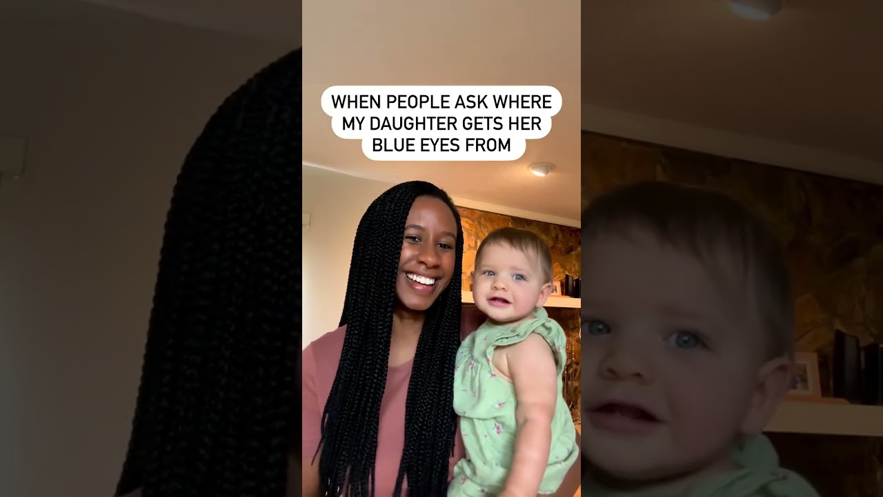 Husband's gene are strong 😅 #biracial #mixed #fyp #explore