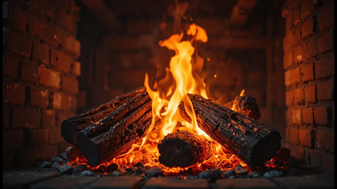 Deep Calming Quran Recitation with Cozy Fireplace 🔥 Relax, Study & Sleep Better