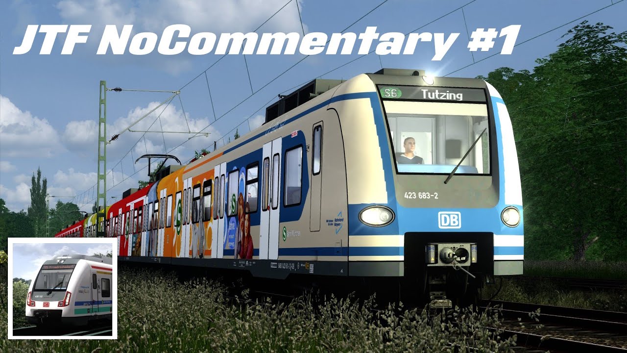 TS Classic | RWA BR423 S-Bahn München 50Jahre Jubiläumszug Cabride #1 | No Commentary | JoTrainFreak