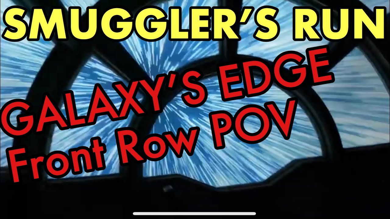 SMUGGLER’S RUN / 4K POV Pilot seat / Galaxy’s Edge / Disney’s Hollywood Studios