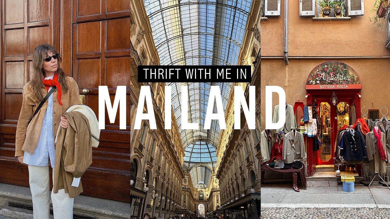 Girls Thrift Trip nach MAILAND! | Navigli Antik Markt & Sightseeing