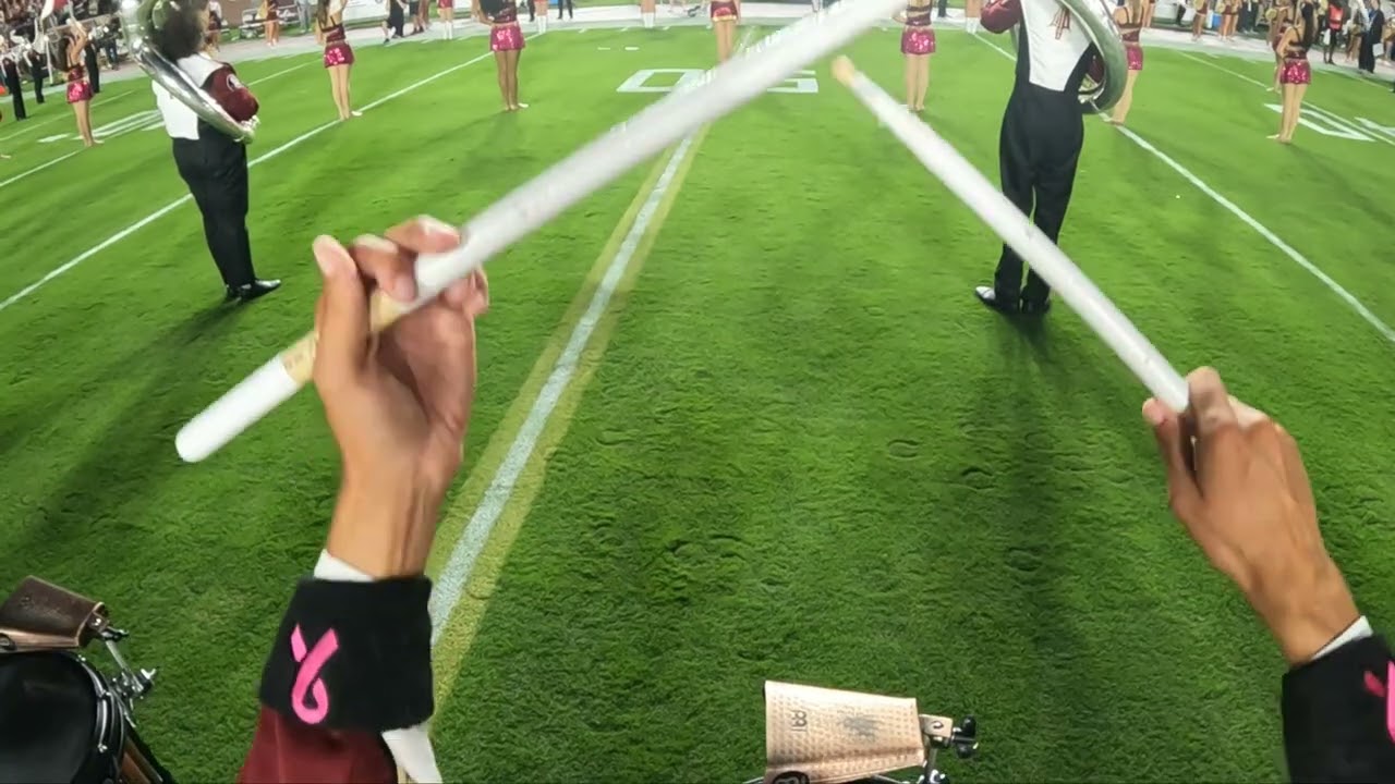 FSU Marching Chiefs Pregame - Snare Cam