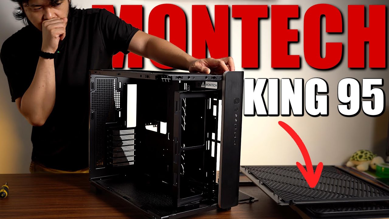Montech King 95  Ang Ganda ng Design & Airflow Nito! (Tagalog POV Case Review)