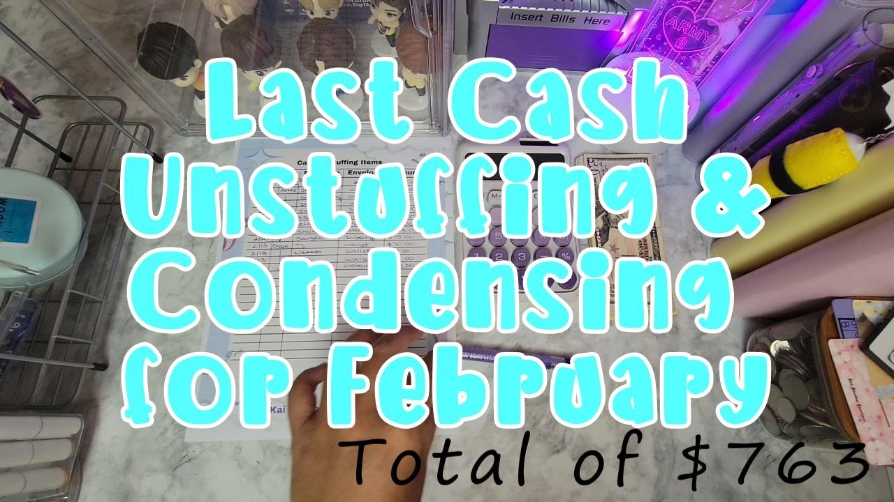 Unstuffing/Condensing Stuffing | Last Unstuffing for February | $763 |